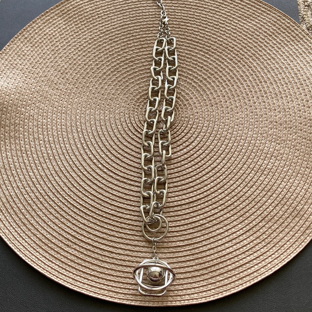 BaubleBar Silver Chain Necklace